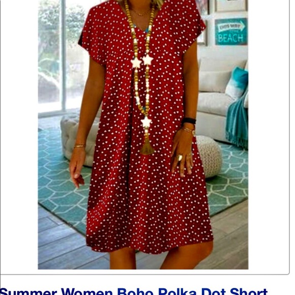 LOVER’S LANE DRESS Size Medium RED, silky comfy - Picture 2 of 5